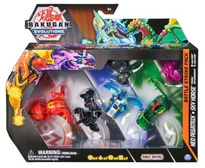 BAKUGAN EVOLUTIONS BATTLE STRIKE PACK RED GREEN BLUE For Cheap