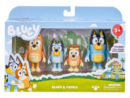 BLUEY S7 FIGURE 4PK - THE SHOW Supply