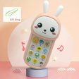 Kids Rabbit Design Puzzle Mobile Phone With Lights Supply