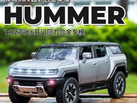 1:32 Diecast Hummer SUV Convertible Model With Miniature Fashion