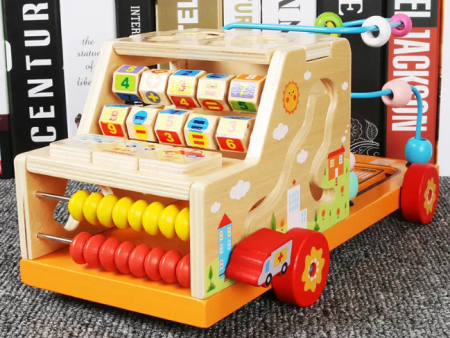 Wooden Multi-functional Puzzle Car Fashion