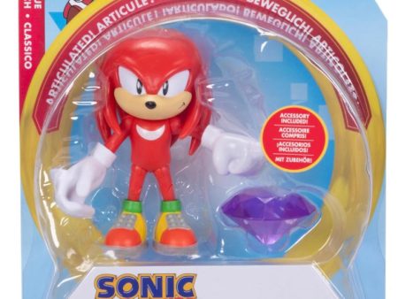 Jakks Sonic 4  Inch Articulated Figure Classic Knuckles Supply