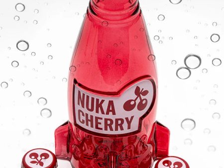 Fallout Nuka Cola Cherry Glass Bottle and Caps For Discount