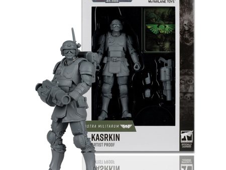 Warhammer 40,000 Kasrkin: Astra Militarum Artist Proof 7  Inch Scale Action Figure - McFarlane Toys Online now