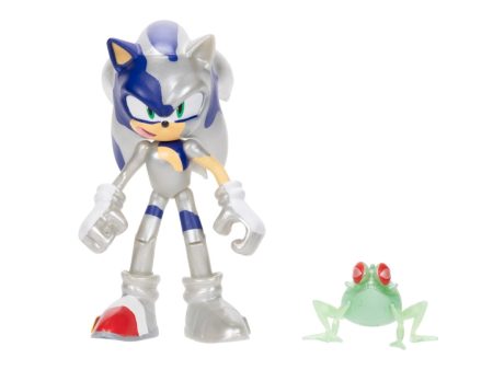 Jakks Sonic 4  Inch Metal Virus Sonic Figure Wave 2 Sonic With Zombot Froggy Online now