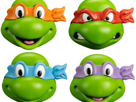 Teenage Mutant Ninja Turtles - Set of 4 Retro Masks - Trick Or Treat Studios Online