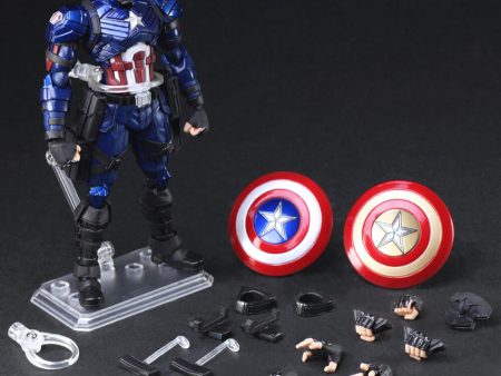 Bring Arts Marvel Universe Variant Captain America Action Figure Cheap