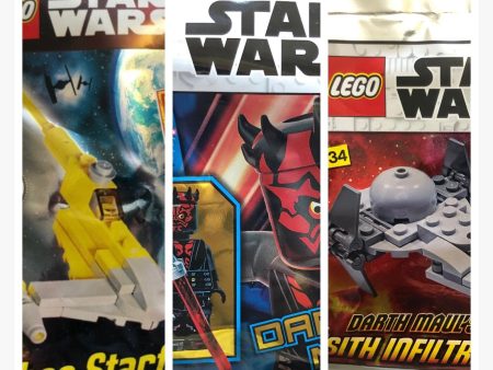 LEGO Star Wars Darth Maul Foil Pack Bag BUNDLE LOT For Cheap