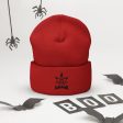 Dank Spades Red Cuffed Beanie For Sale