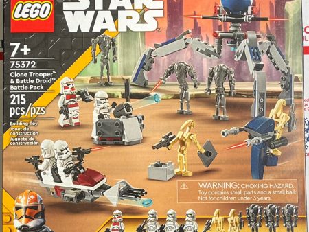 LEGO Star Wars Clone Trooper & Battle Droid Battle Pack #75372 Fashion