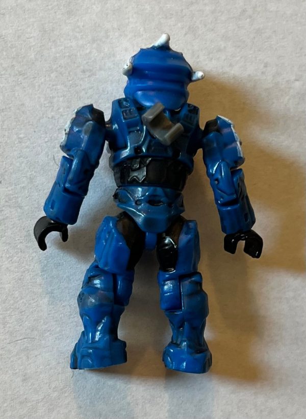 Mega Bloks Halo Katana Spartan Figure (Blue) (Used) Discount