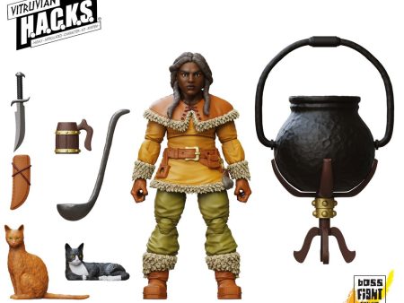 Vitruvian H.A.C.K.S. Fantasy Wave 8 Madame Ruskin Dwarf Tavern Keeper Action Figure - Boss Fight Studio Supply