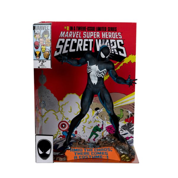 Marvel Collection Spider-Man (Marvel Super Heroes Secret Wars #8) 1:6th Scale Collectible Figure w Scene & Comic - McFarlane Toys For Sale