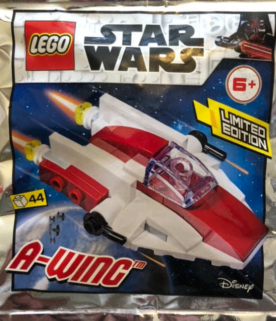 LEGO Star Wars Limited Edition A-Wing Foil Pack Bag Build Set 912060 Hot on Sale