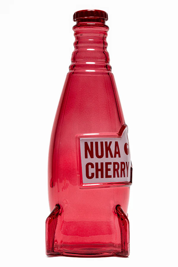 Fallout Nuka Cola Cherry Glass Bottle and Caps For Discount