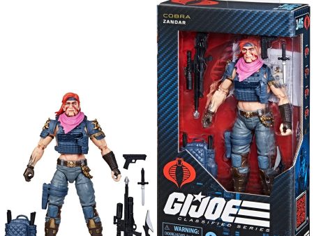 G.I. Joe Classified Series #146, Dreadnok Zandar 6  Inch Action Figure - Hasbro *IMPORT STOCK* Supply