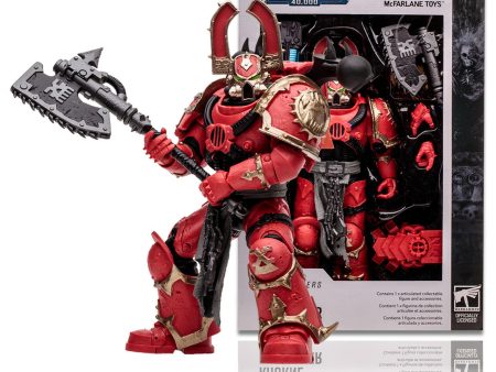 Warhammer 40,000 World Eaters Khorne Berzerker 7  Inch Scale Action Figure - McFarlane Toys Cheap