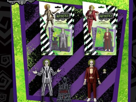 5 Points Action Figure Beetlejuice Set - Mezco Toyz Sale