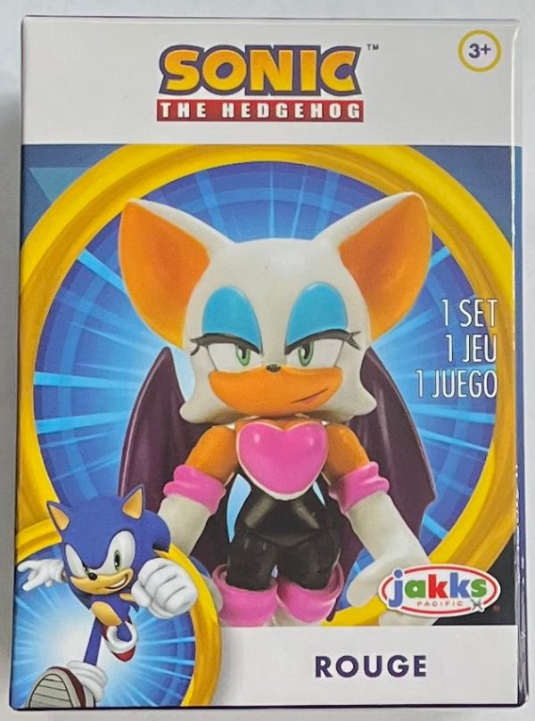 Jakks Sonic 2.5  Inch Boxed Rouge Figure For Sale