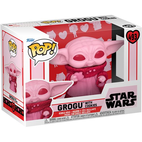 Pop! Star Wars Valentines Grogu Vinyl Figure #493 (Pre-Order) Sale