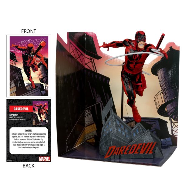 Marvel Collection Daredevil (Daredevil #600) 1:10th Scale Collectible Figure w Scene - McFarlane Toys Online Hot Sale