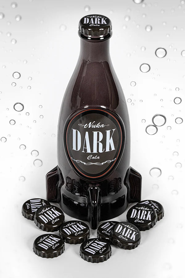 Fallout Nuka-Cola Dark Glass Bottle and Caps Online Sale