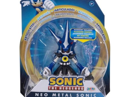 Jakks Sonic 4  Inch Articulated Figure Neo Metal Sonic Online Sale