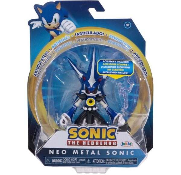 Jakks Sonic 4  Inch Articulated Figure Neo Metal Sonic Online Sale