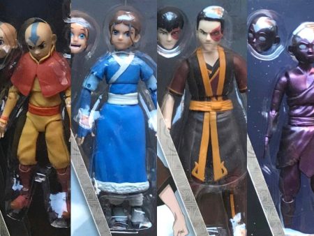 The Loyal Subjects BST AXN Avatar: The Last Airbender Aang, Cosmic Energy, Katara, and Zuko Figure BUNDLE LOT For Discount