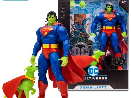 PLATINUM DC Multiverse Collector Edition Superman & Krypto (Return of Superman) Edition 7  Inch Scale Action Figure - McFarlane Toys Sale