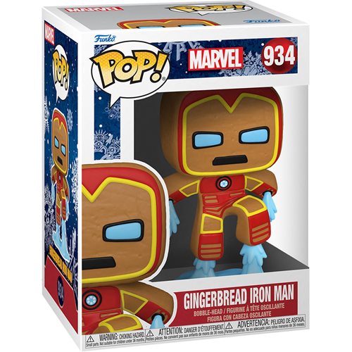 Pop! Marvel Holiday Gingerbread Iron Man Vinyl Figure #934 (Pre-Order) Online