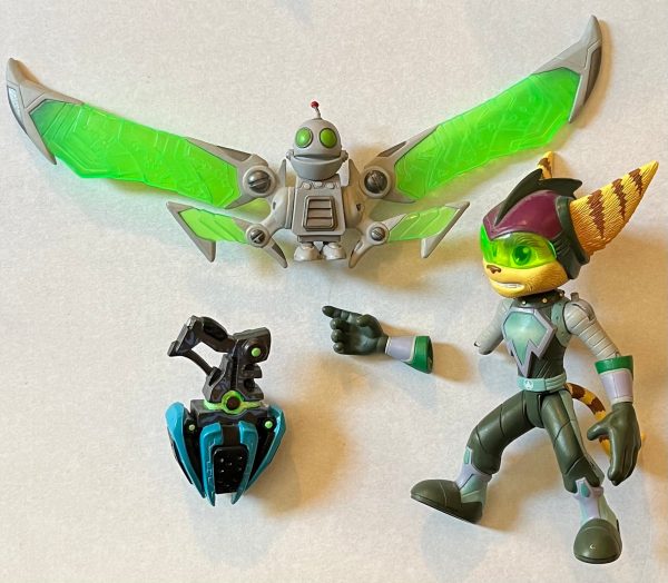 Armored Ratchet and Clank DC Action Figure Set (Used) (Damaged) on Sale