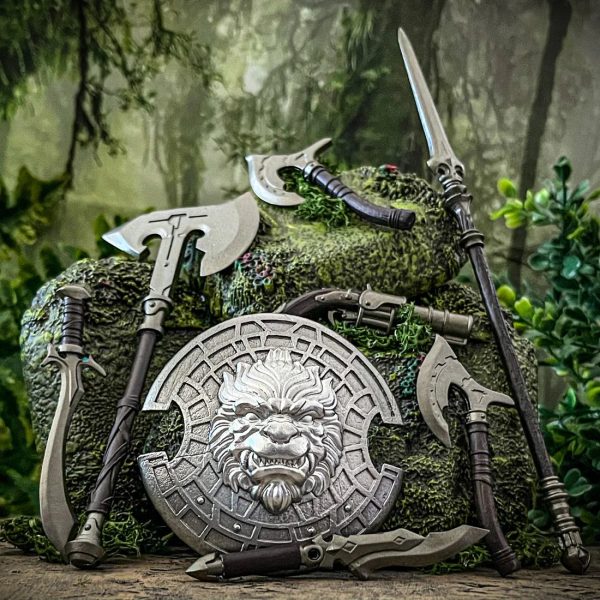 Animal Warriors of the Kingdom Primal Series Iron Armaments 6-Inch Scale Action Figure Accessory Set - Spero Studios Online now