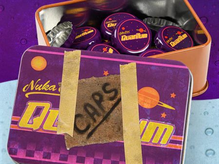 Fallout Bottle Cap Series: Nuka Quantum with Collectible Tin on Sale