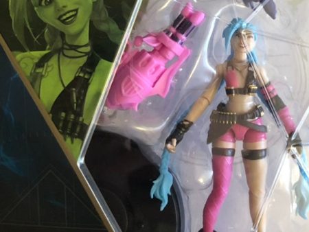 Arcane League of Legends Champion Collection 4” Inch Articulated Jinx Figure (B Condition Box) Hot on Sale