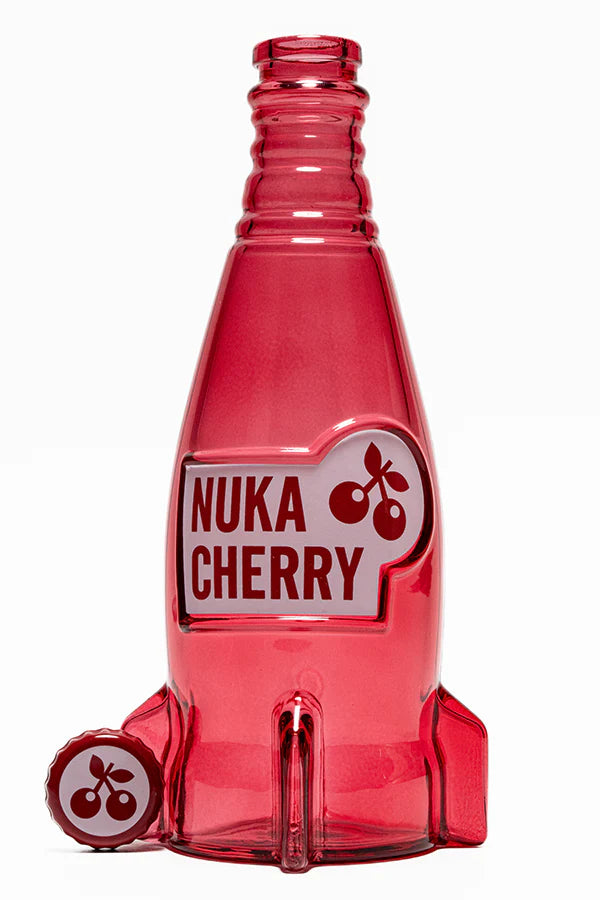 Fallout Nuka Cola Cherry Glass Bottle and Caps For Discount