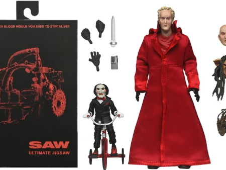 Saw Ultimate Jigsaw Killer (Red Robe) 7  Inch Scale Action Figure  - NECA Fashion