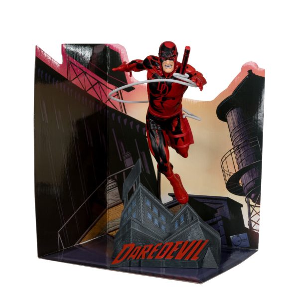 Marvel Collection Daredevil (Daredevil #600) 1:10th Scale Collectible Figure w Scene - McFarlane Toys Online Hot Sale