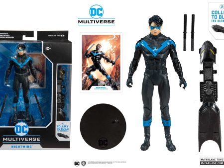 DC Multiverse Nightwing 7 Inch Action Figure (DC Rebirth Build-A-Batmobile) - McFarlane For Cheap