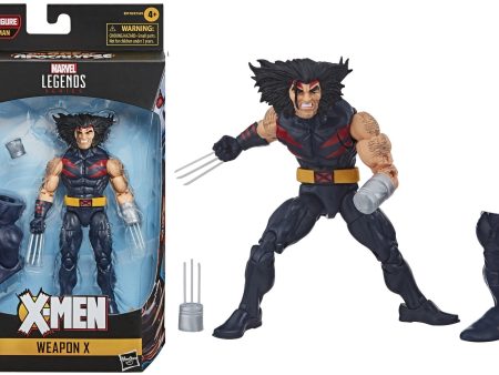 X-Men Marvel Legends 6 Inch Weapon X Action Figure + BAF - Hasbro For Cheap