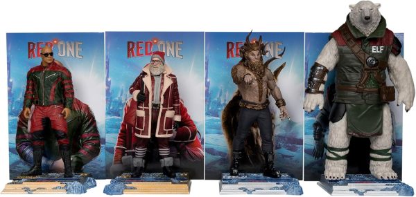 Movie Maniacs: Callum Drift, Nick, Garcia & Krampus Gold Label (Red One) 4-Pack 6  Posed Figures - McFarlane Toys Fashion