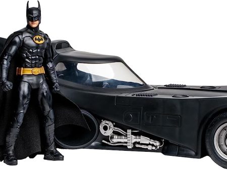 DC Multiverse Batman & Batmobile Gold Label 2pk (1989) 7  Inch Scale Action Figure & Vehicle - McFarlane Toys Cheap