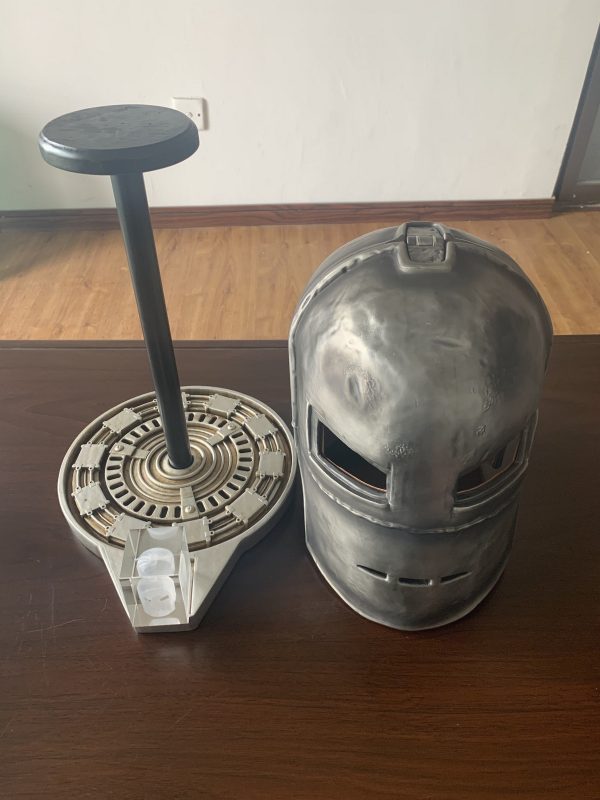 1:1 Scale Iron Man MK1 Full Metal Wearable Helmet with Stand Sale