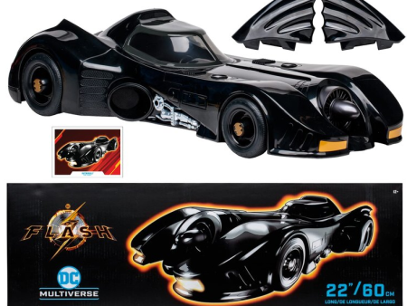 DC Multiverse Batmobile (Michael Keaton) (The Flash Movie) Vehicle 7  Inch Scale Action Figure - McFarlane Toys *IMPORT STOCK* *DAMAGED BOX* Online now