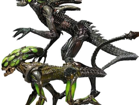 Aliens: Fireteam Elite Series 2 Burster & Spitter Alien 7″ Scale Action Figures - NECA Supply