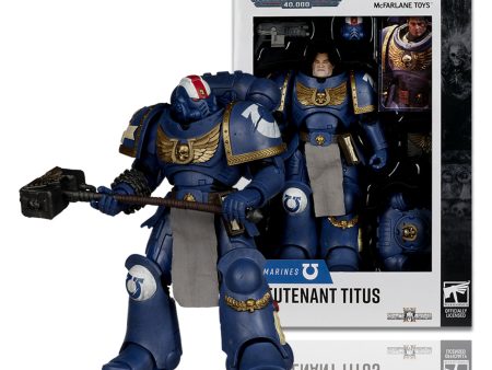 Warhammer 40,000 Lieutenant Titus: Space Marine II 7  Inch Scale Action Figure - McFarlane Toys For Cheap