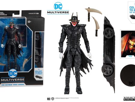 DC Multiverse The Batman Who Laughs 7 Inch Action Figure (DC Rebirth Build-A-Batmobile) - McFarlane Supply