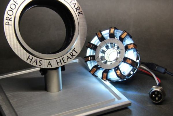 1:1 Scale MK2 Arc Reactor with Touch Activated Display For Cheap