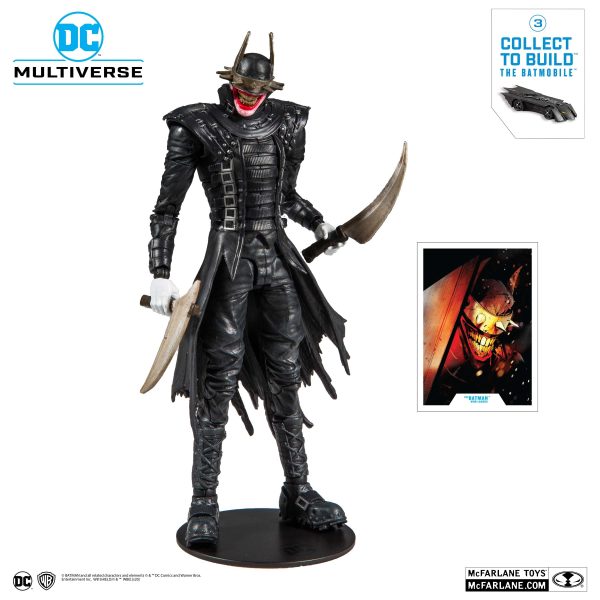 DC Multiverse The Batman Who Laughs 7 Inch Action Figure (DC Rebirth Build-A-Batmobile) - McFarlane Supply