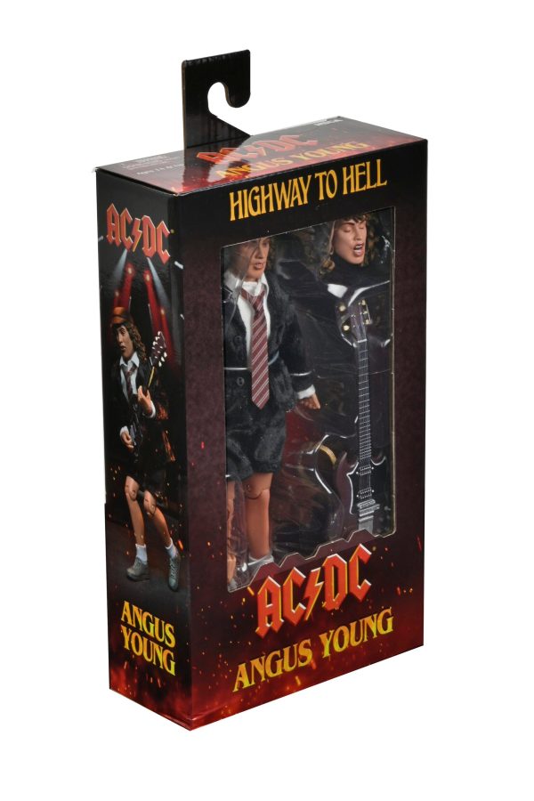 AC DC Angus Young  Highway to Hell  8” Clothed Action Figure - NECA For Cheap